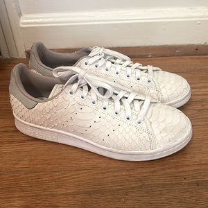 Adidas Stan Smith Snake Embossed Sneakers